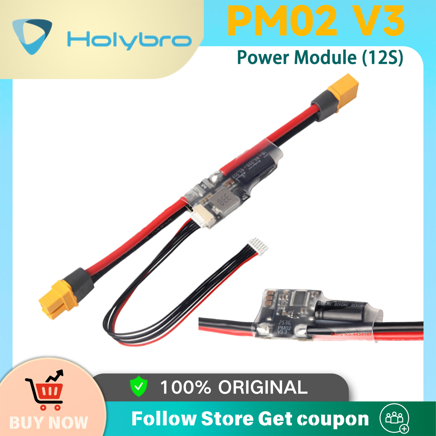 Holybro PM02D Module d'aliment - Drone Kit Hexacopter avis et prix